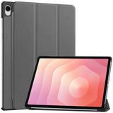 EIDERWOOD Samsung Galaxy Tab S12+ (Plus) Kunstlæder Tablet Cover m. Standerfunktion - Grå