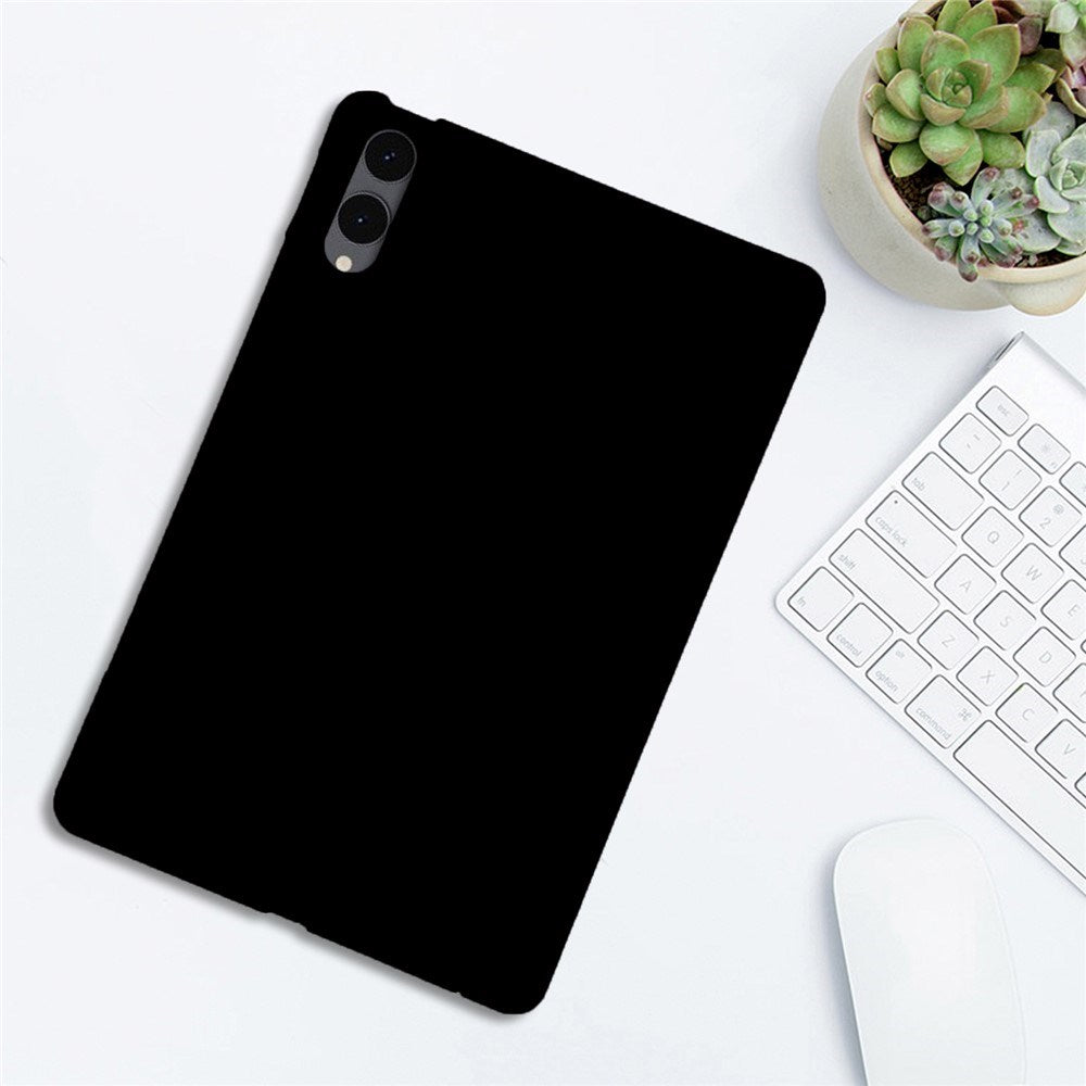 Samsung Galaxy Tab S12+ (Plus) EIDERWOOD Fleksibelt Plast Bagside Cover - Sort