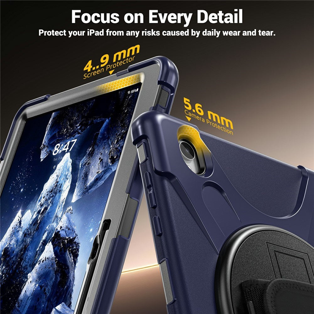 Samsung Galaxy Tab S12+ (Plus) EIDERWOOD Hybrid Cover m. Kickstand - Mørkeblå