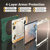 Samsung Galaxy Tab S12+ (Plus) EIDERWOOD Hybrid Cover m. Kickstand - Grøn
