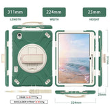 Samsung Galaxy Tab S12+ (Plus) EIDERWOOD Hybrid Cover m. Kickstand - Grøn