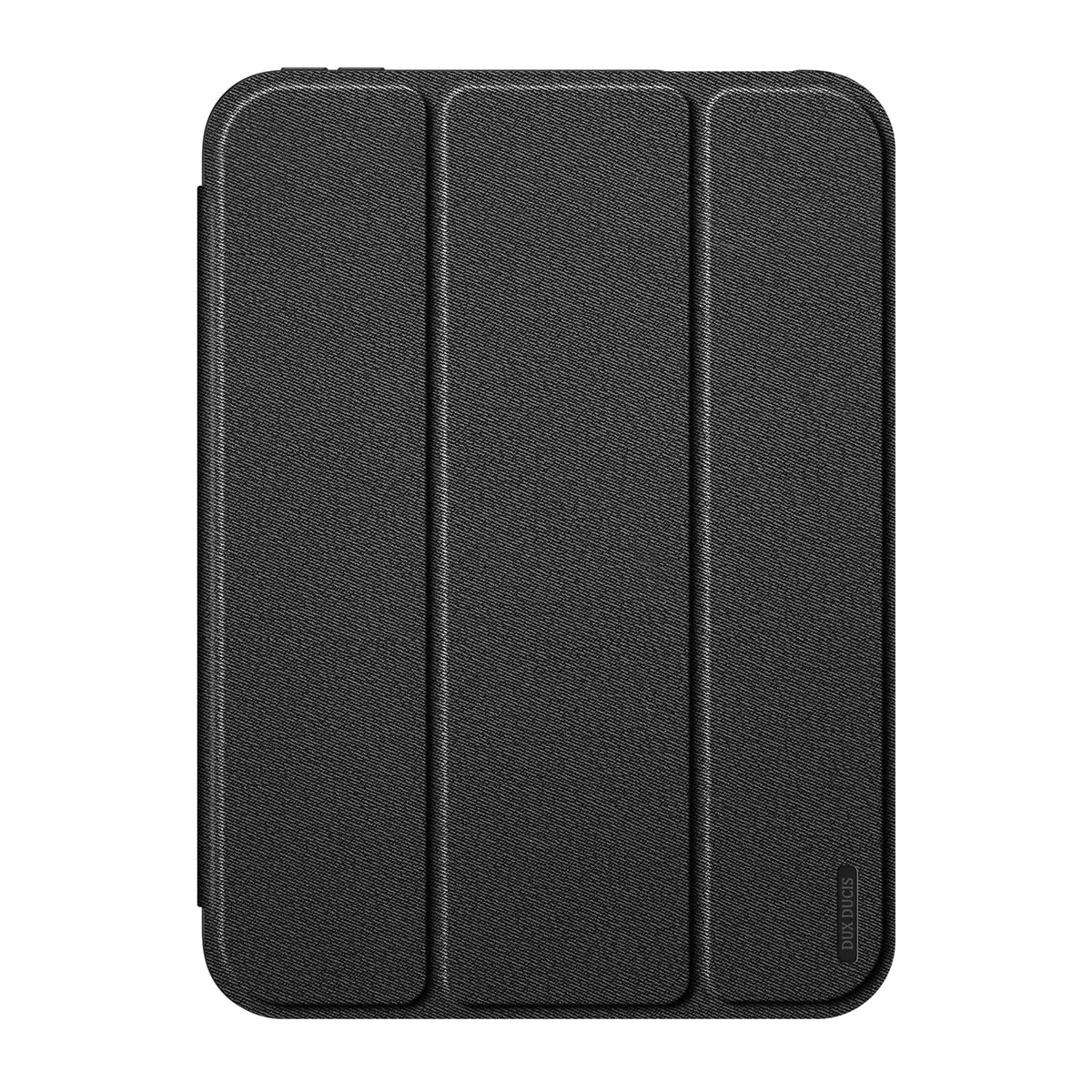 iPad Mini (2026) 8. Gen. DUX DUCIS DOMO Tri-Fold Kunstlæder Flip Cover m. Ståfunktion  - Sort