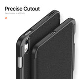 iPad Mini (2026) 8. Gen. DUX DUCIS DOMO Tri-Fold Kunstlæder Flip Cover m. Ståfunktion  - Sort