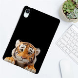 EIDERWOOD iPad Mini (2026) Slankt Fleksibelt Plastik Cover - Tiger