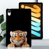 EIDERWOOD iPad Mini (2026) Slankt Fleksibelt Plastik Cover - Tiger