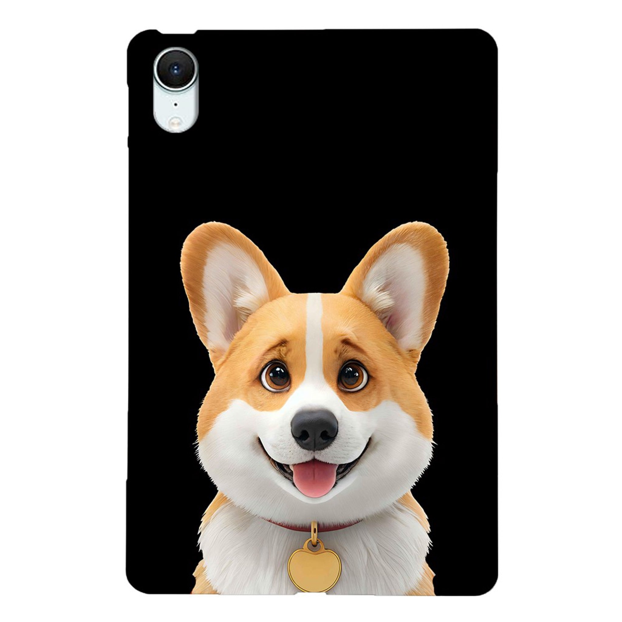 EIDERWOOD iPad Mini (2026) Slankt Fleksibelt Plastik Cover - Corgi Hund