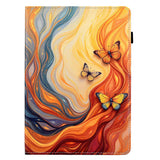 iPad Mini (2026) 8. Gen. EIDERWOOD Kunstlæder Flip Cover - Kortholder - Sommerfugle