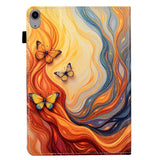 iPad Mini (2026) 8. Gen. EIDERWOOD Kunstlæder Flip Cover - Kortholder - Sommerfugle