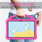 Nokia T20 - EIDERWOOD Børne Cover m. Håndtag & Ståfunktion - Lyserød