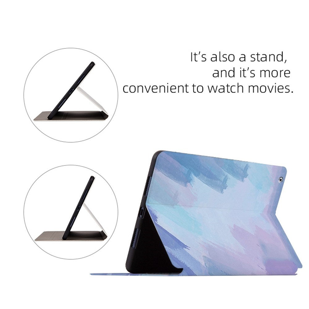 iPad 4 / 3 / 2 - EIDERWOOD Kunstlæder Flip Cover m. Mønster - Grøn