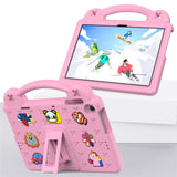 Lenovo Tab M10 Plus (3. Gen) 10.6" (TB-125F/128F) Børne Cover m. Stander & Håndholder - Lyserød
