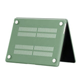 MacBook Air 13" M2/M3/M4 (2022-2025) Mat Plastik Bærbar Cover - Lysegrøn
