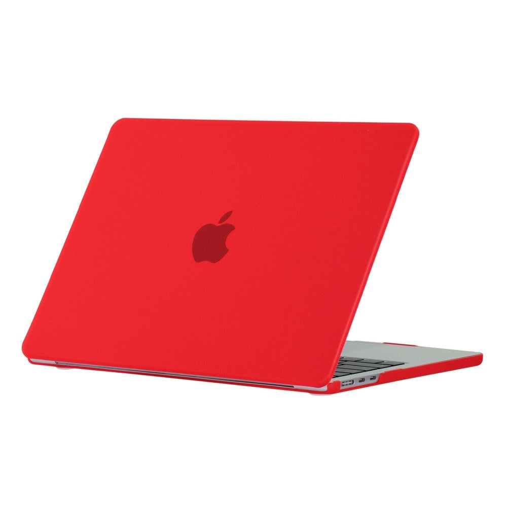 MacBook Air 13" M2/M3/M4 (2022-2025) Mat Plastik Bærbar Cover - Rød