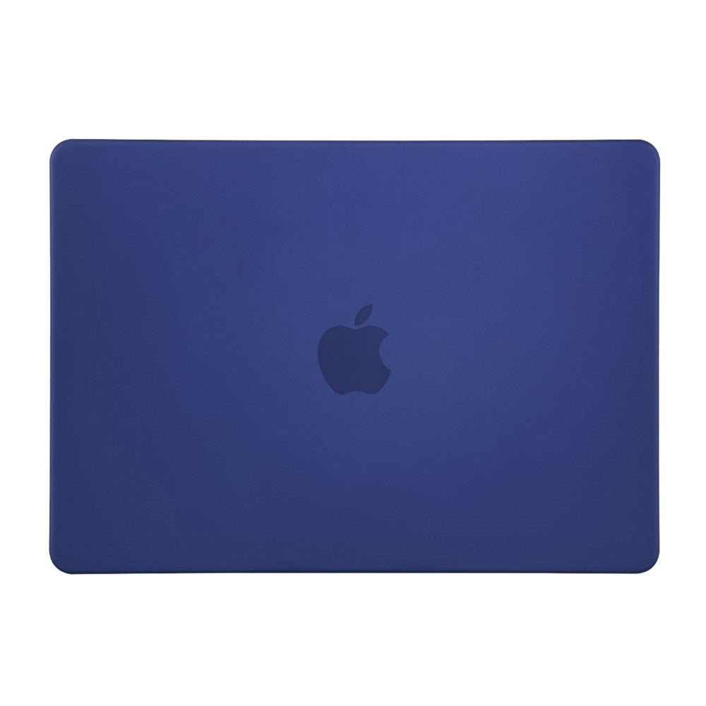 MacBook Air 13" M2/M3/M4 (2022-2025) Mat Plastik Bærbar Cover - Mørkeblå
