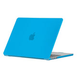 MacBook Air 13" M2/M3/M4 (2022-2025) Mat Plastik Bærbar Cover - Blå