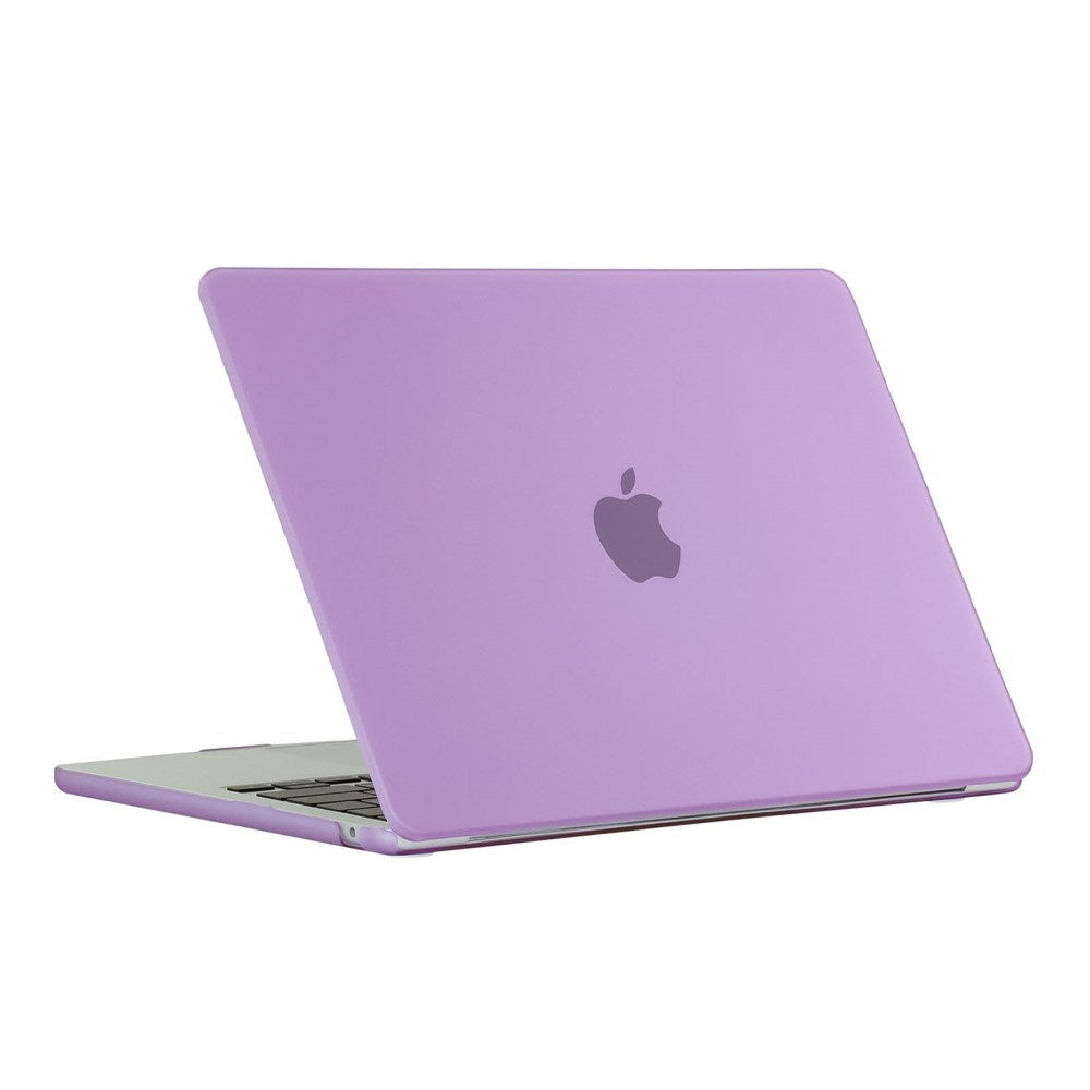 MacBook Air 13" M2/M3/M4 (2022-2025) Mat Plastik Bærbar Cover - Lilla