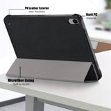 Apple iPad 10.9" (2022) Læder Cover m. Stand - Sort