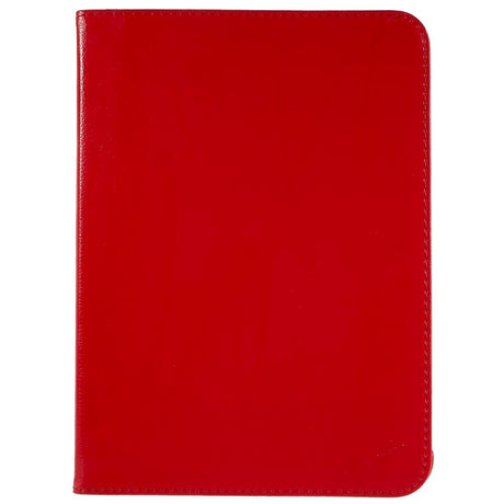 EIDERWOOD iPad 10.9" (2022) Klassisk Læder Flip Cover m. 360⁰ Ståfunktion - Rød