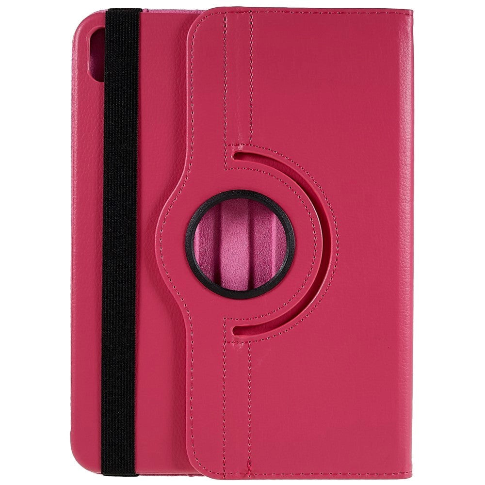 EIDERWOOD iPad 10.9" (2022) Klassisk Læder Flip Cover m. 360⁰ Ståfunktion - Rose