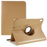 EIDERWOOD iPad 10.9" (2022) Klassisk Læder Flip Cover m. 360⁰ Ståfunktion - Khaki