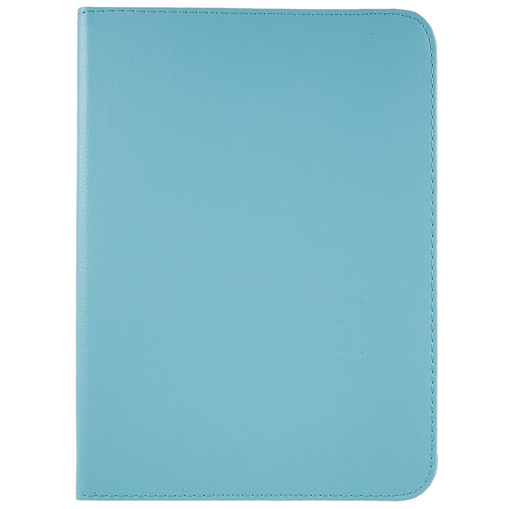 EIDERWOOD iPad 10.9" (2022) Klassisk Læder Flip Cover m. 360⁰ Ståfunktion - Lyseblå