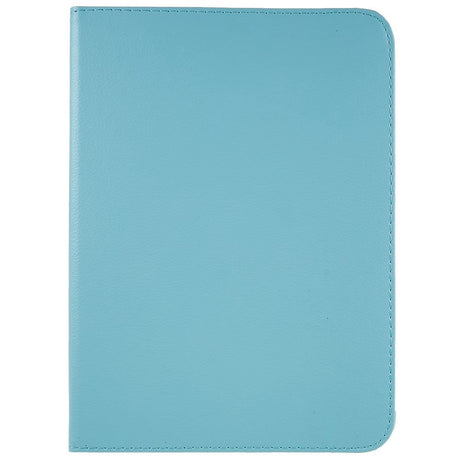 EIDERWOOD iPad 10.9" (2022) Klassisk Læder Flip Cover m. 360⁰ Ståfunktion - Lyseblå