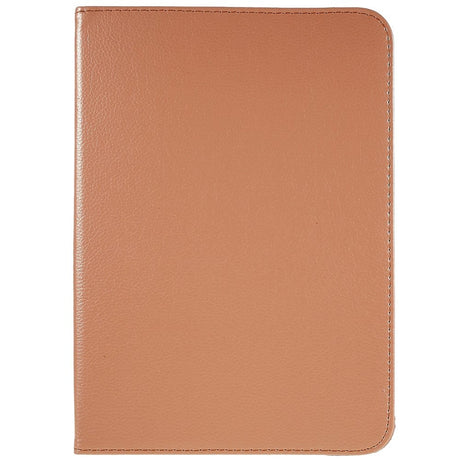 EIDERWOOD iPad 10.9" (2022) Klassisk Læder Flip Cover m. 360⁰ Ståfunktion - Rose Gold