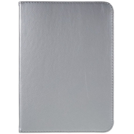 EIDERWOOD iPad 10.9" (2022) Klassisk Læder Flip Cover m. 360⁰ Ståfunktion - Sølv