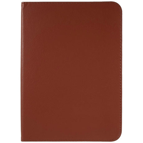 EIDERWOOD iPad 10.9" (2022) Klassisk Læder Flip Cover m. 360⁰ Ståfunktion - Brun