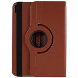 EIDERWOOD iPad 10.9" (2024/2022) Klassisk Læder Flip Cover m. 360⁰ Ståfunktion - Brun