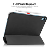 Apple iPad 10.9" (2022) ENKAY Læder Flip Cover m. Stand - Sort