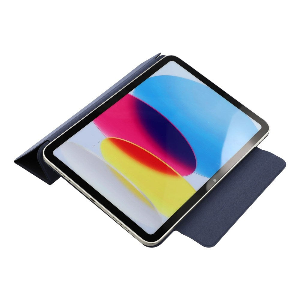 EIDERWOOD iPad 11" (2025) / iPad 10.9" (2024/2022) Magnetisk Tri-Fold Flip Cover - Mørkeblå