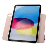 EIDERWOOD iPad 11" (2025) / iPad 10.9" (2024/2022) Magnetisk Tri-Fold Flip Cover - Lyserød