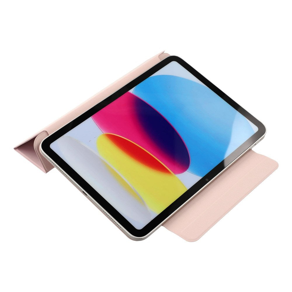 EIDERWOOD iPad 11" (2025) / iPad 10.9" (2024/2022) Magnetisk Tri-Fold Flip Cover - Lyserød