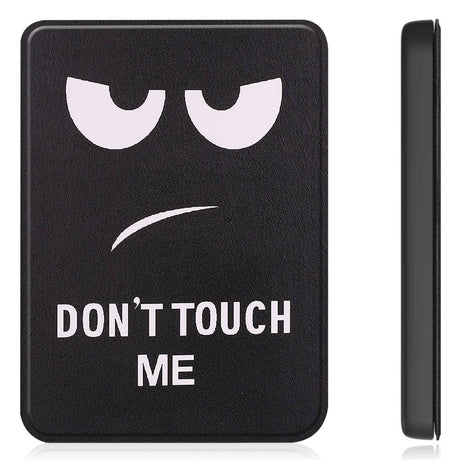 Kobo Clara 2E Kunstlæder Flip Cover m. Vågeblus Funktion - "Don't Touch Me"