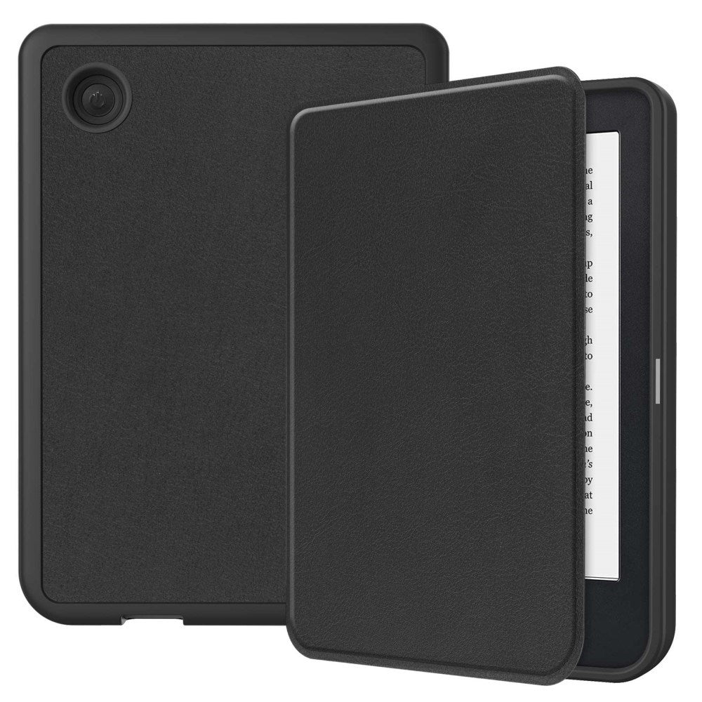 Kobo Clara 2E Kunstlæder Flip Cover - Sort