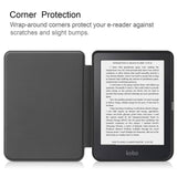 Kobo Clara 2E Kunstlæder Flip Cover - Sort