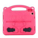 iPad 10.9" (2022) Cover til Børn - Panda Kickstand Cover - Pink