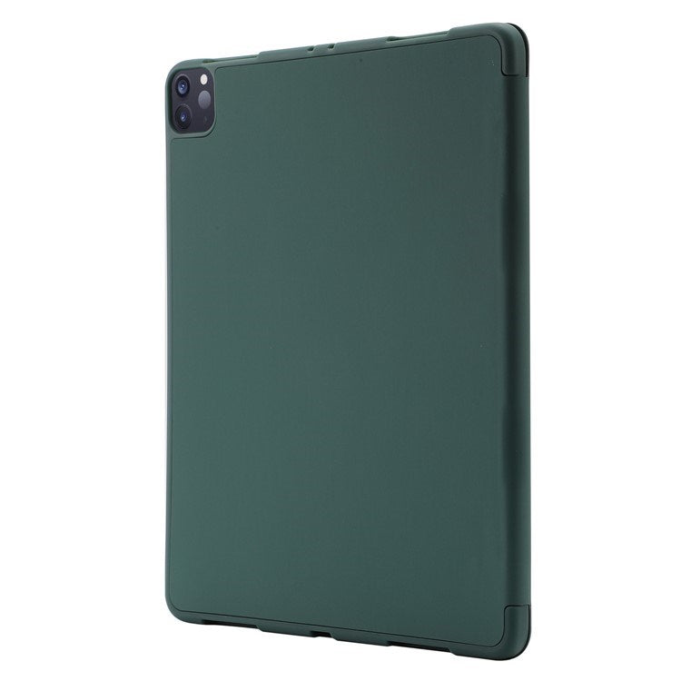 EIDERWOOD iPad Pro 11" (2022 / 2021 / 2020 / 2018) Tri-Fold Kunstlæder Flip Cover - Mørkegrøn