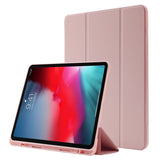 EIDERWOOD iPad Pro 11" (2022 / 2021 / 2020 / 2018) Tri-Fold Kunstlæder Flip Cover - Lyserød