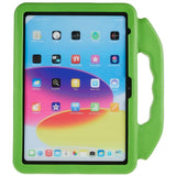 iPad 10.9" (2022) Børne cover - Thumb Kickstand Bagside Cover - Grøn