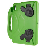 iPad 10.9" (2022) Børne cover - Thumb Kickstand Bagside Cover - Grøn