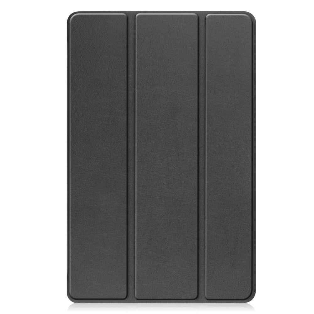 EIDERWOOD Nokia T21 Tri-Fold Læder Flip Cover m. Standerfunktion - Sort