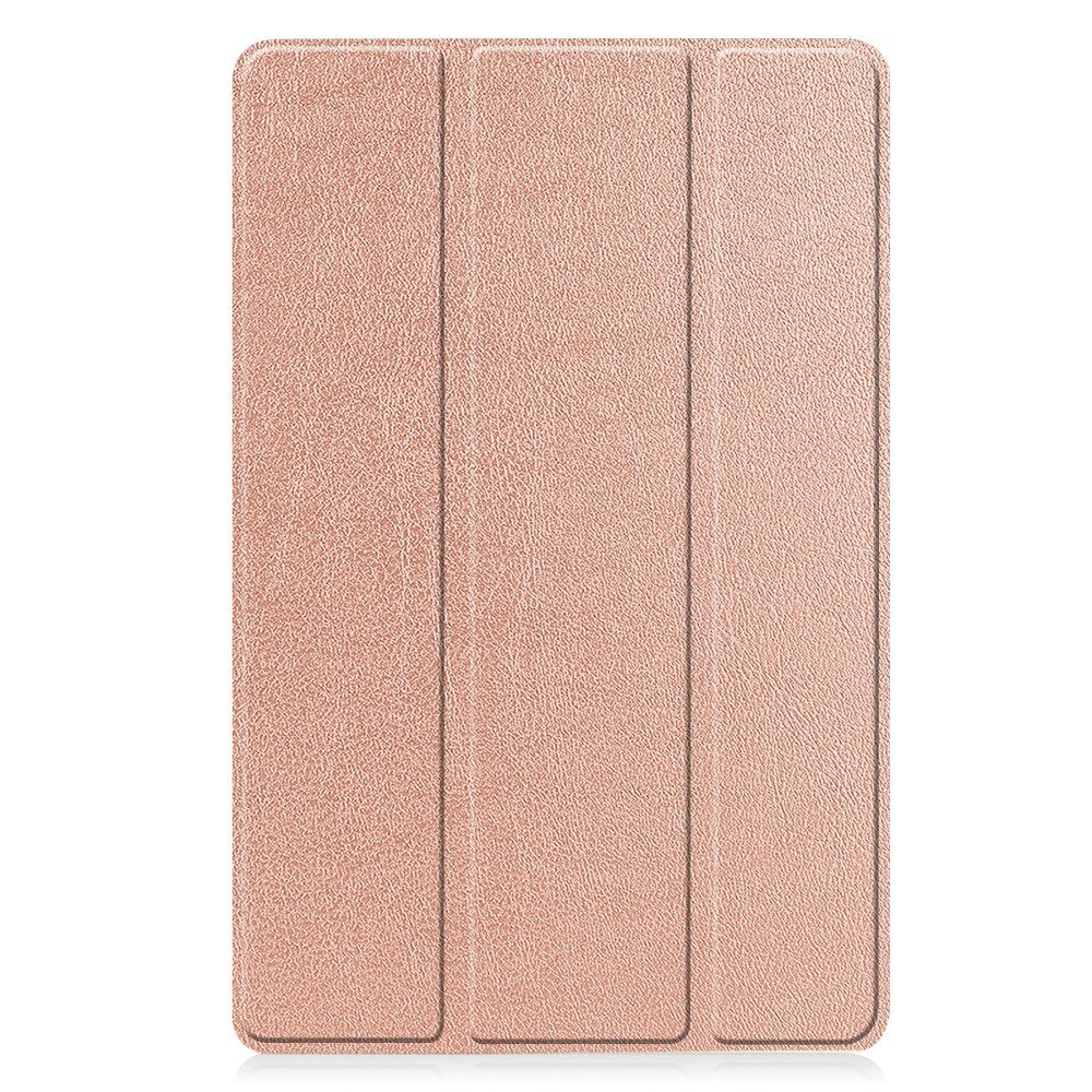 EIDERWOOD Nokia T21 Tri-Fold Læder Flip Cover m. Standerfunktion - Rose Gold