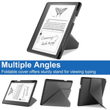 Amazon Kindle Scribe 11th Generation (2022) Origami Kunstlæder Flip Cover m. Pen Holder - Grå