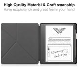 Amazon Kindle Scribe 11th Generation (2022) Origami Læder Flip Cover m. Pen Holder - "Don't Touch Me"