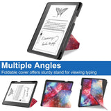 Amazon Kindle Scribe 11th Generation (2022) Origami Læder Flip Cover m. Pen Holder - Galakse