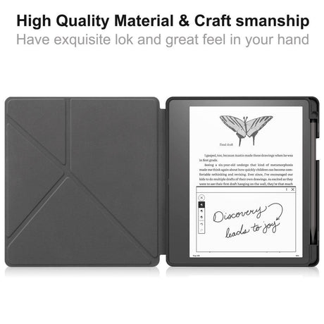 Amazon Kindle Scribe 11th Generation (2022) Origami Læder Flip Cover m. Pen Holder - Enhjørning