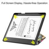 Amazon Kindle Scribe 11th Generation (2022) Origami Læder Flip Cover m. Pen Holder - Graffiti