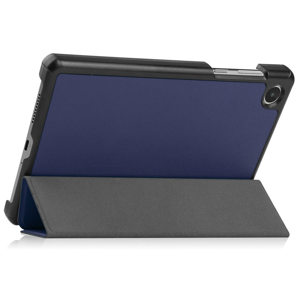Lenovo Tab M8 (4. Gen.) - EIDERWOOD Tri-Fold Kunstlæder Flip Cover - Blå